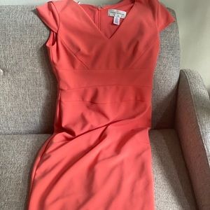 Donna Morgan peach dress